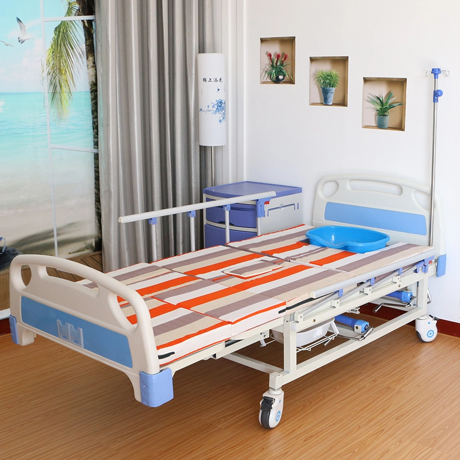 Customizated Hospital Furniture Manual Patient Bed Home Care Clinic Medical Bed